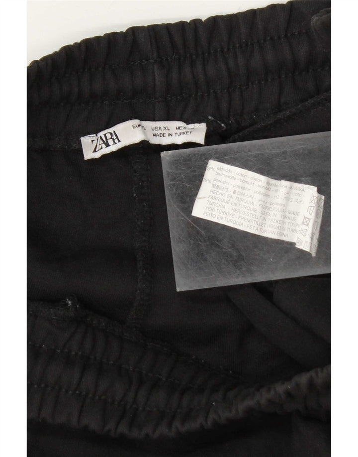 Zara Hombre Shorts Sport XL Negro Algodón