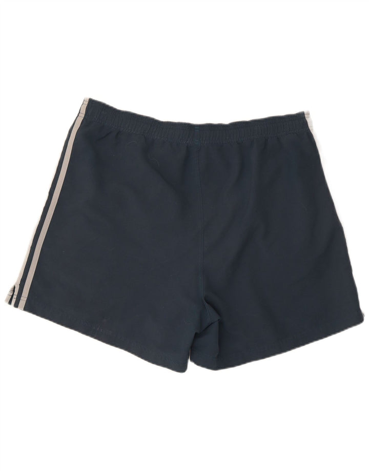 Pantalones cortos deportivos Adidas para hombre mediano azul marino policloruro
