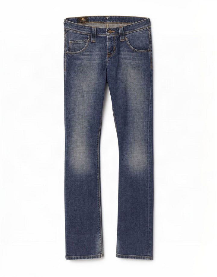 Vaqueros Lee Maddox Bootcut para mujer W28 L35 Algodón azul