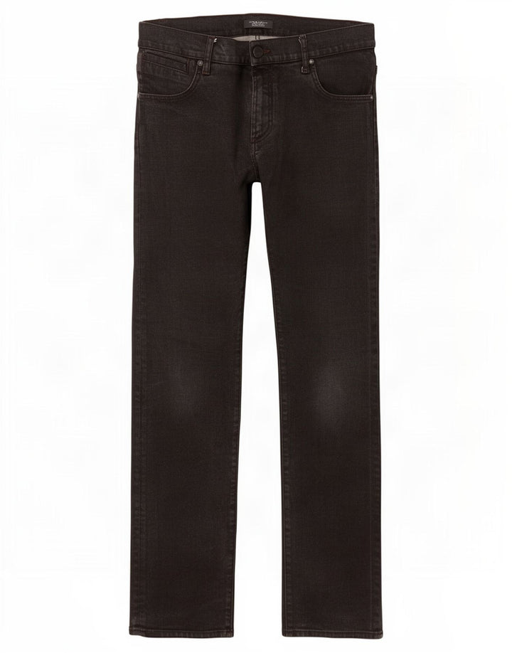 Zara Jeans rectos para hombre EU 40 Medium W31 L33 Negro
