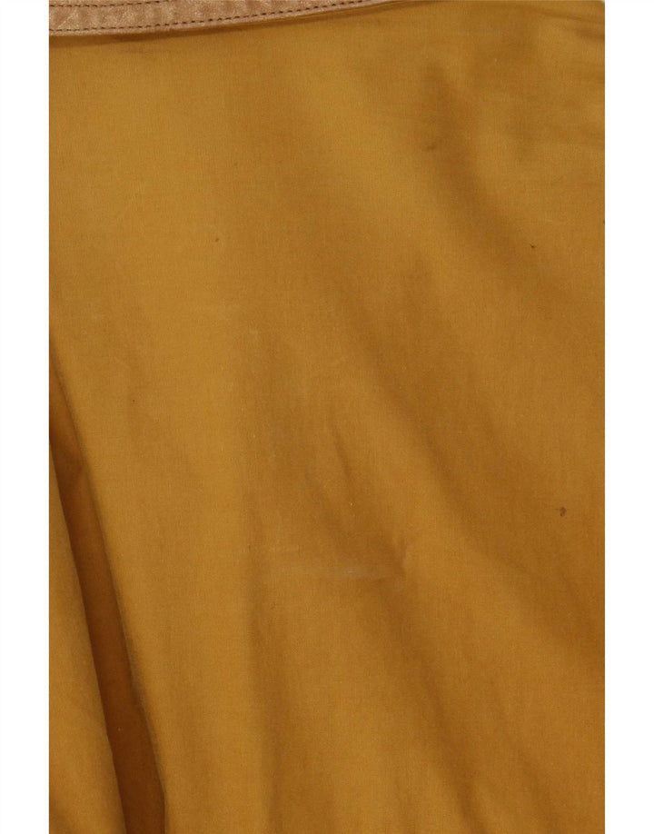 Ciao Mens Bomber Jacket IT 50 Grande Amarillo Algodón Clásico