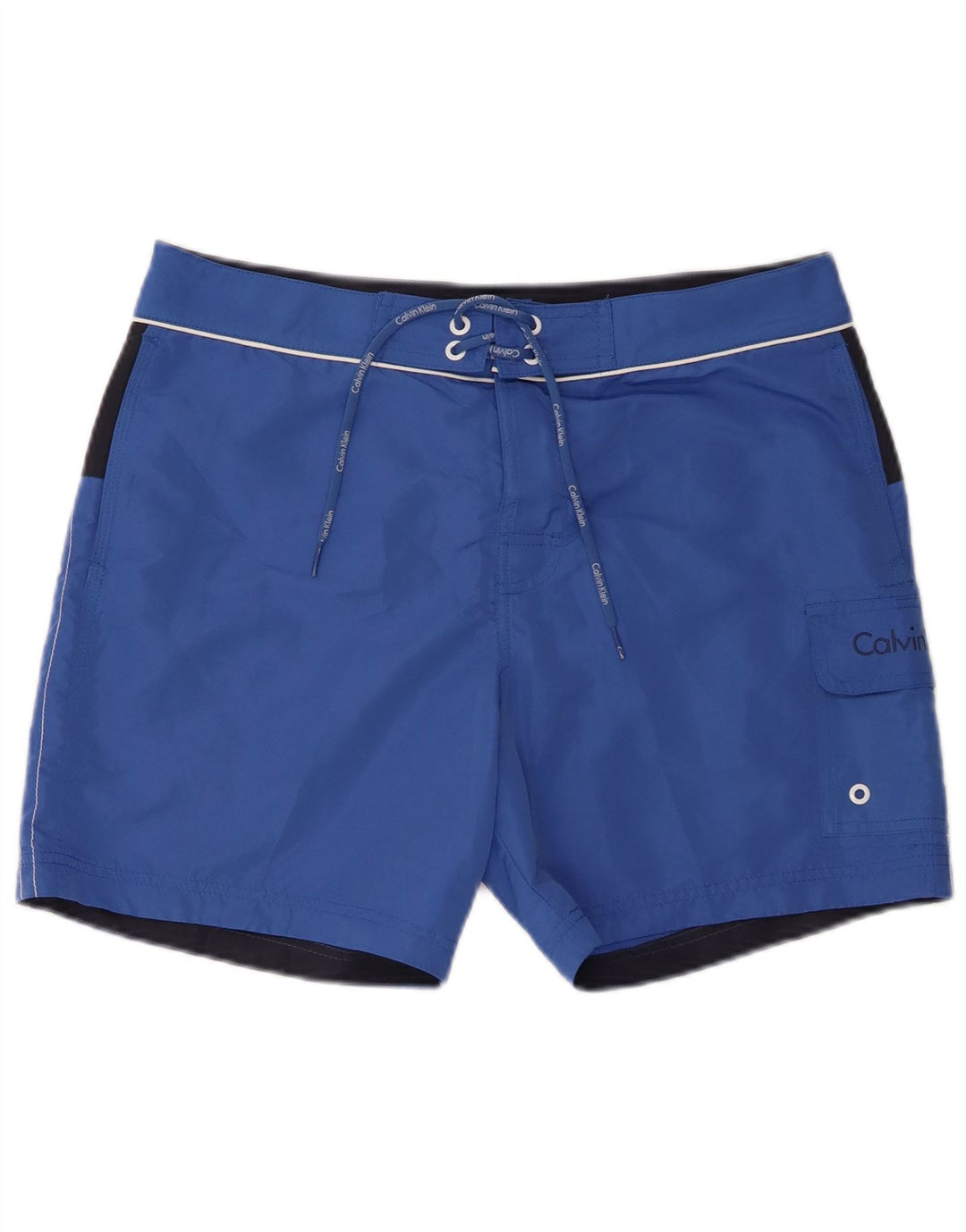Bañador Calvin Klein Hombre Poliéster Azul Medio