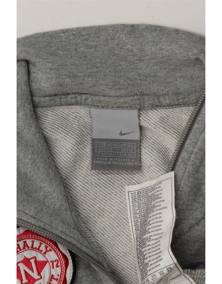 Nike Chaqueta de chándal para mujer UK 6/8 XS Gris Algodón