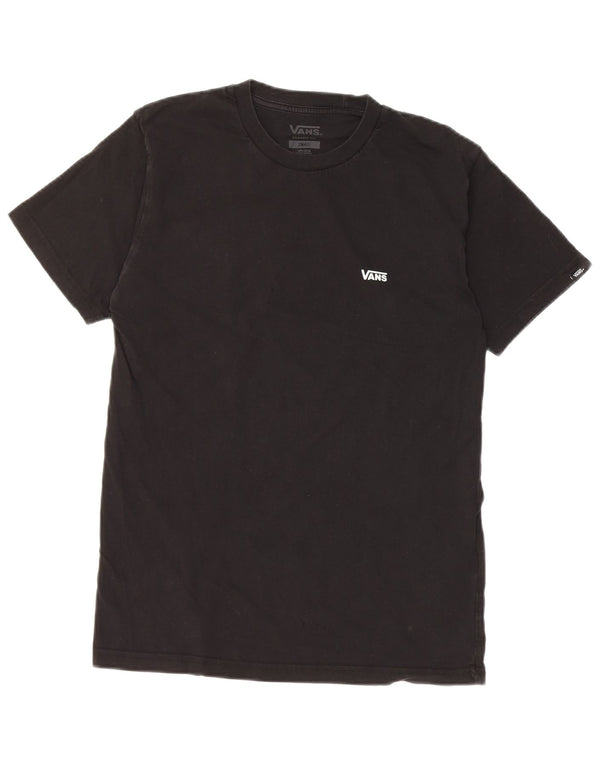 Vans Camiseta Classic Fit para hombre Top Small Black Cotton