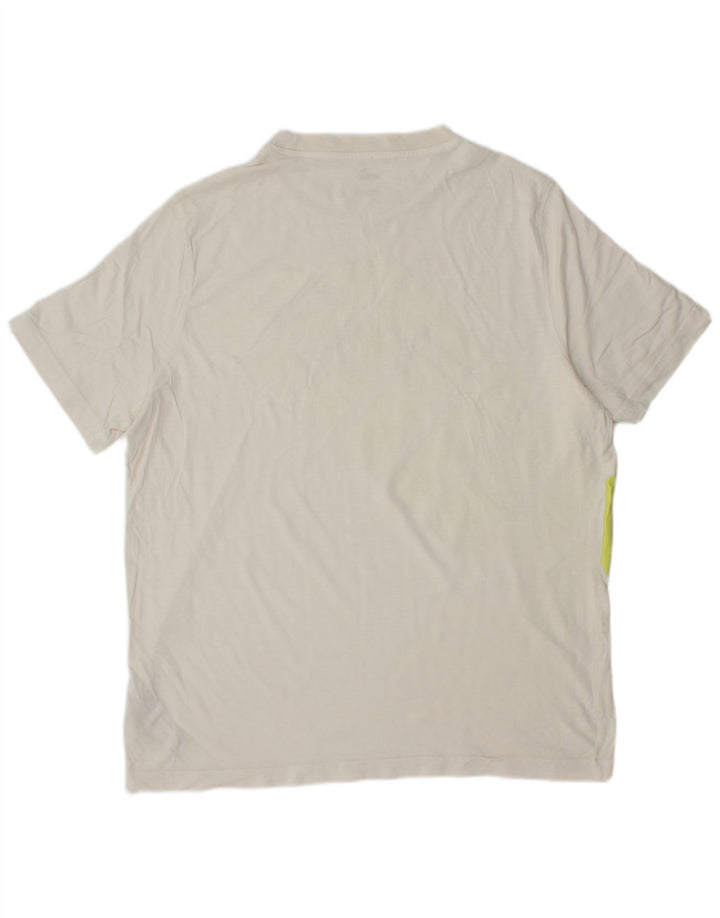 PUMA Camiseta gráfica para hombre Top grande blanco
