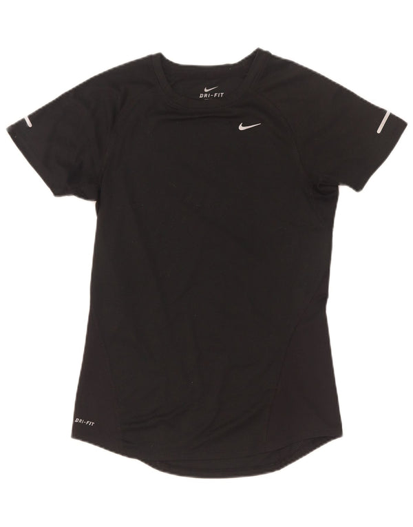 Nike Camiseta Dri Fit para Mujer UK 6 XS Negro