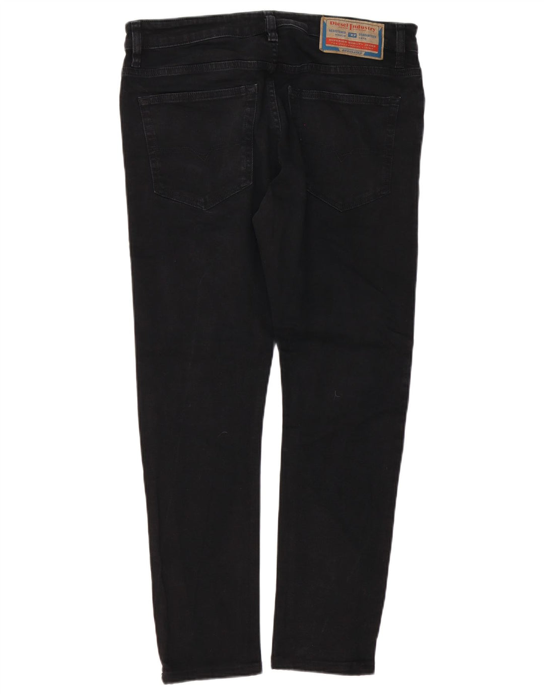 Diesel Vaqueros ajustados para hombre W31 L29 Algodón negro