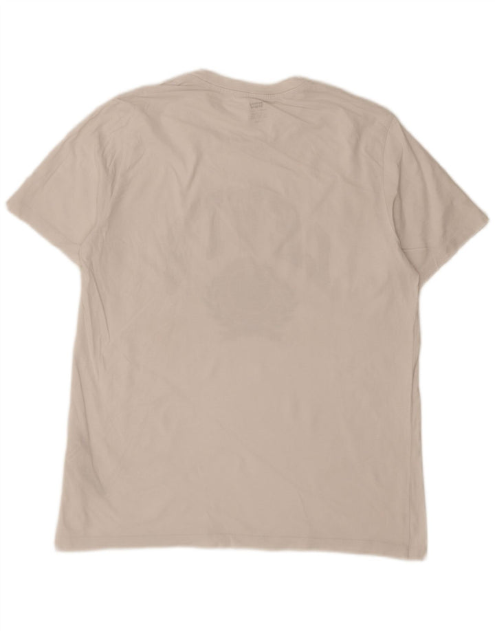 Levi's Camiseta gráfica para hombre Top grande de algodón blanco