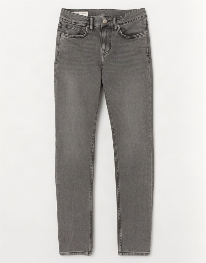 Zara Vaqueros Slim para Hombre EU 36 XS W29 L30 Gris