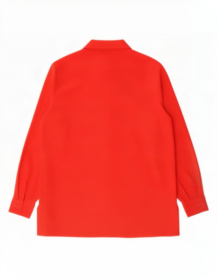 Marks & Spencer Blusa St. Michael para Mujer UK 46 Grande Poliéster Rojo
