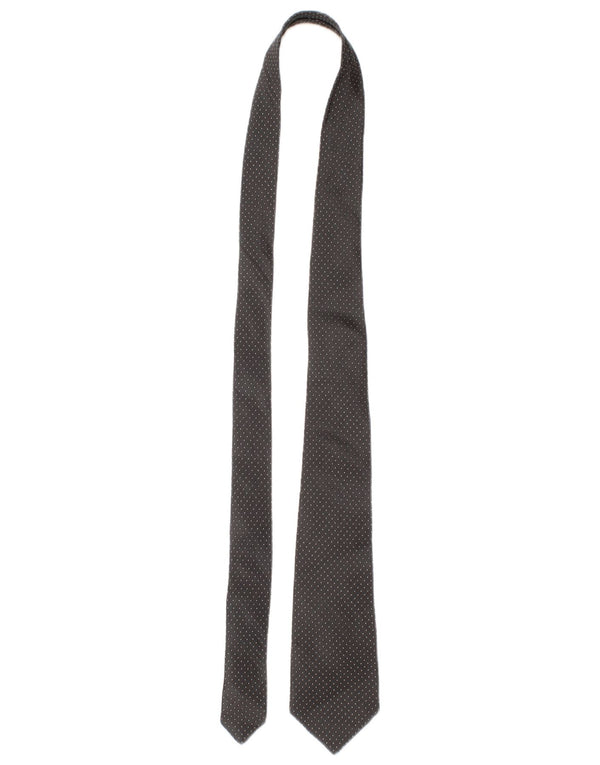 Corbata Ermenegildo Zegna para hombre talla única gris manchado seda clásica