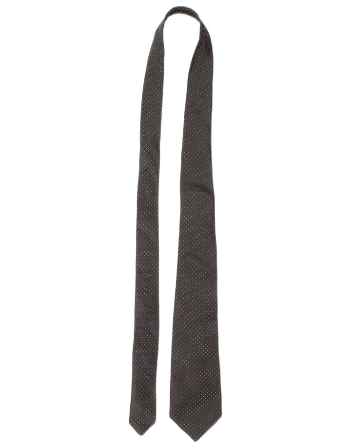 Corbata Ermenegildo Zegna para hombre talla única gris manchado seda clásica