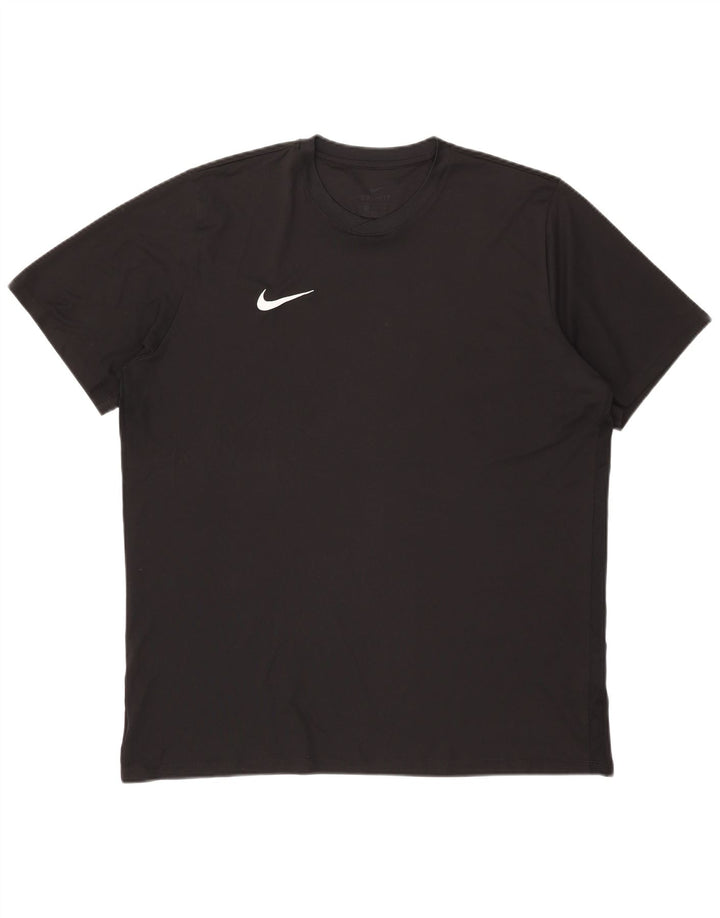 Nike Camiseta Dri Fit para hombre Top 2XL Poliéster negro