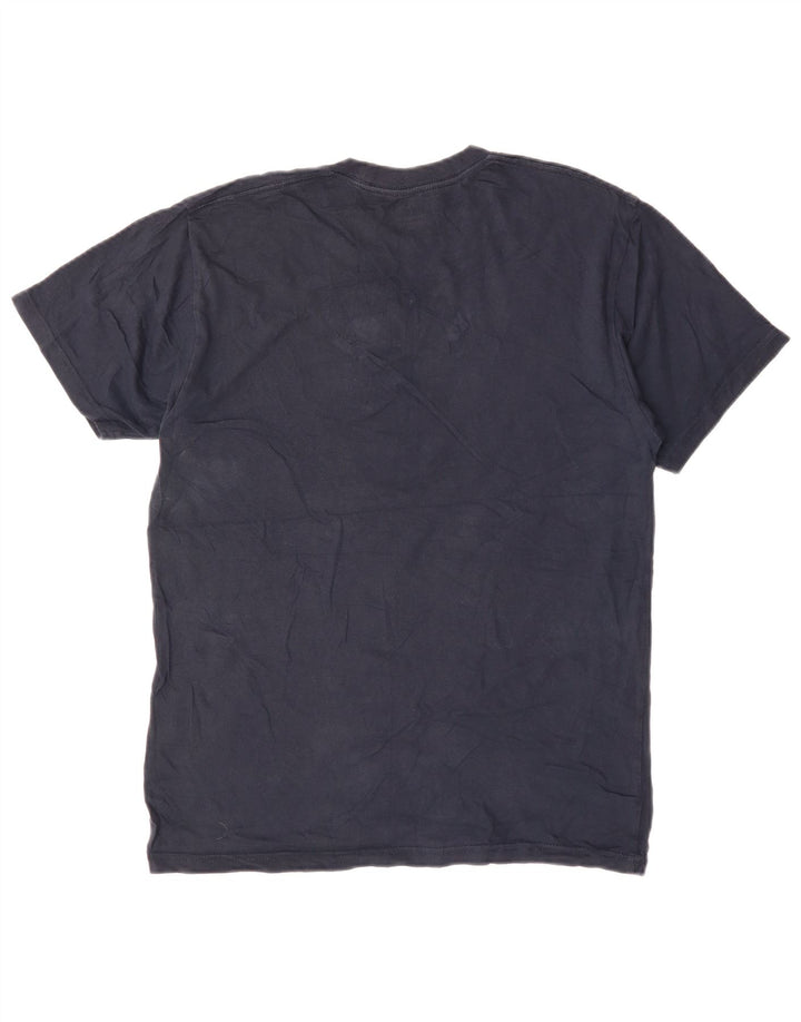 VANS Hombre Classic Fit Camiseta Top Medium Azul Marino Algodón