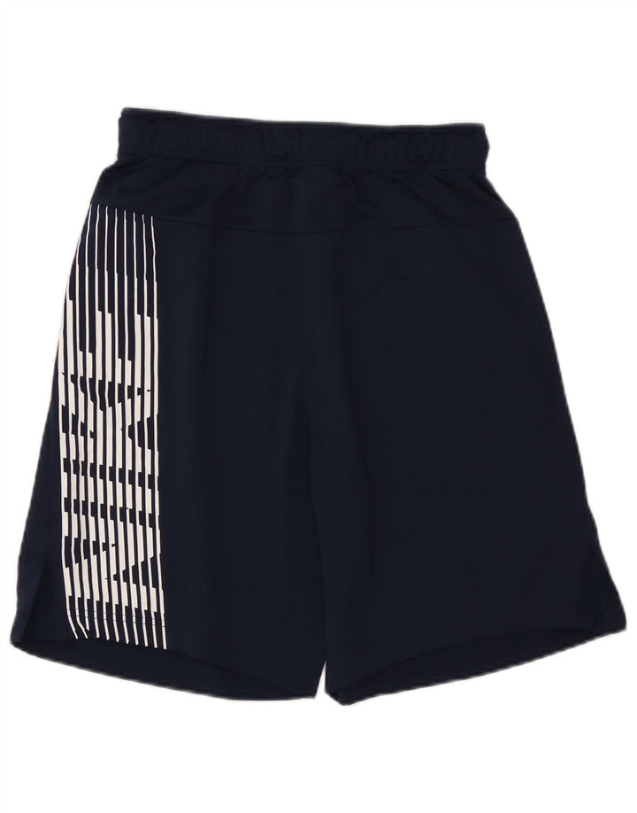 Nike Dri Fit Graphic - Pantalones cortos deportivos para hombre (poliéster), color azul marino