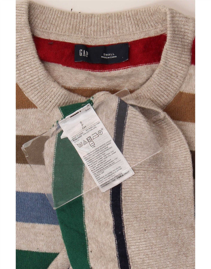 Gap Jersey De Cuello Redondo Para Hombre Jersey Pequeño De Algodón A Rayas Multicolor