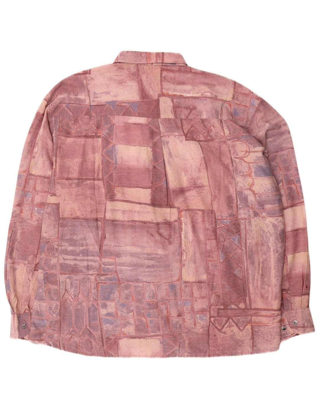 Camisa Jean Chatel Hombre Talla 45/46 XL Borgoña Patchwork