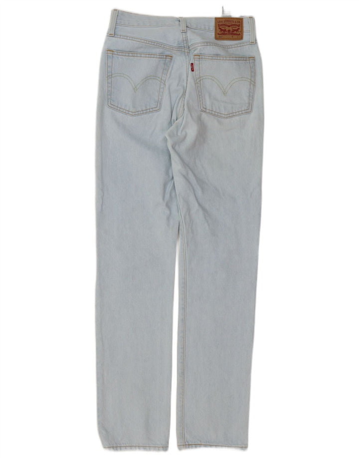 Vaqueros Levi's Mujer 501 Rectos W25 L32 Algodón Azul