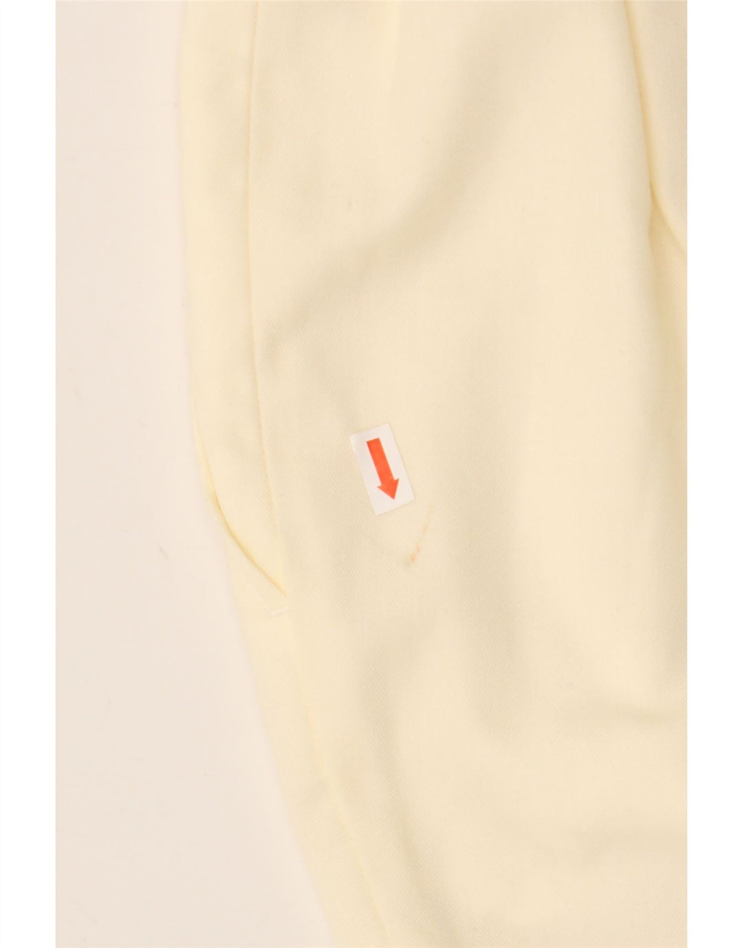 VINTAGE Pantalones cortos chinos para mujer W26 Pequeño blanco roto