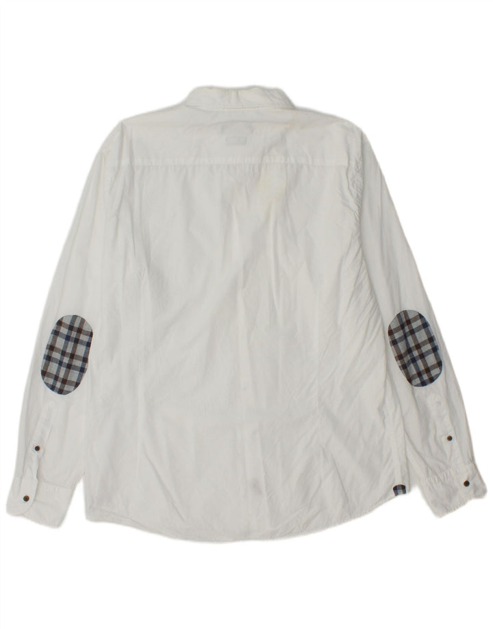 Camisa Massimo Dutti Hombre XL Blanca