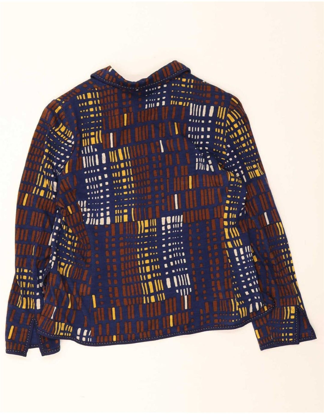 Conjunto Mujer Liola 2 Piezas IT 50 XL Lana Geométrica Azul Marino