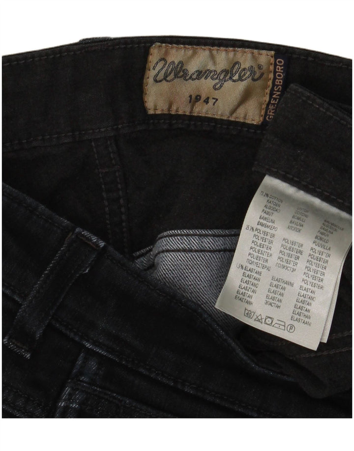 Wrangler Vaqueros rectos para hombre W32 L28 Algodón negro