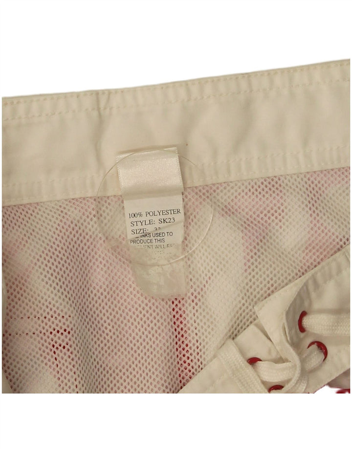 Bañador Sundek Hombre Poliéster Floral Rojo Mediano