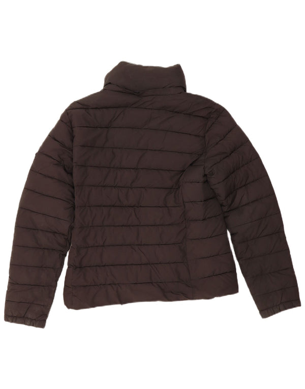 Superdry Chaqueta Acolchada Mujer UK 40 Mediano Poliéster Negro
