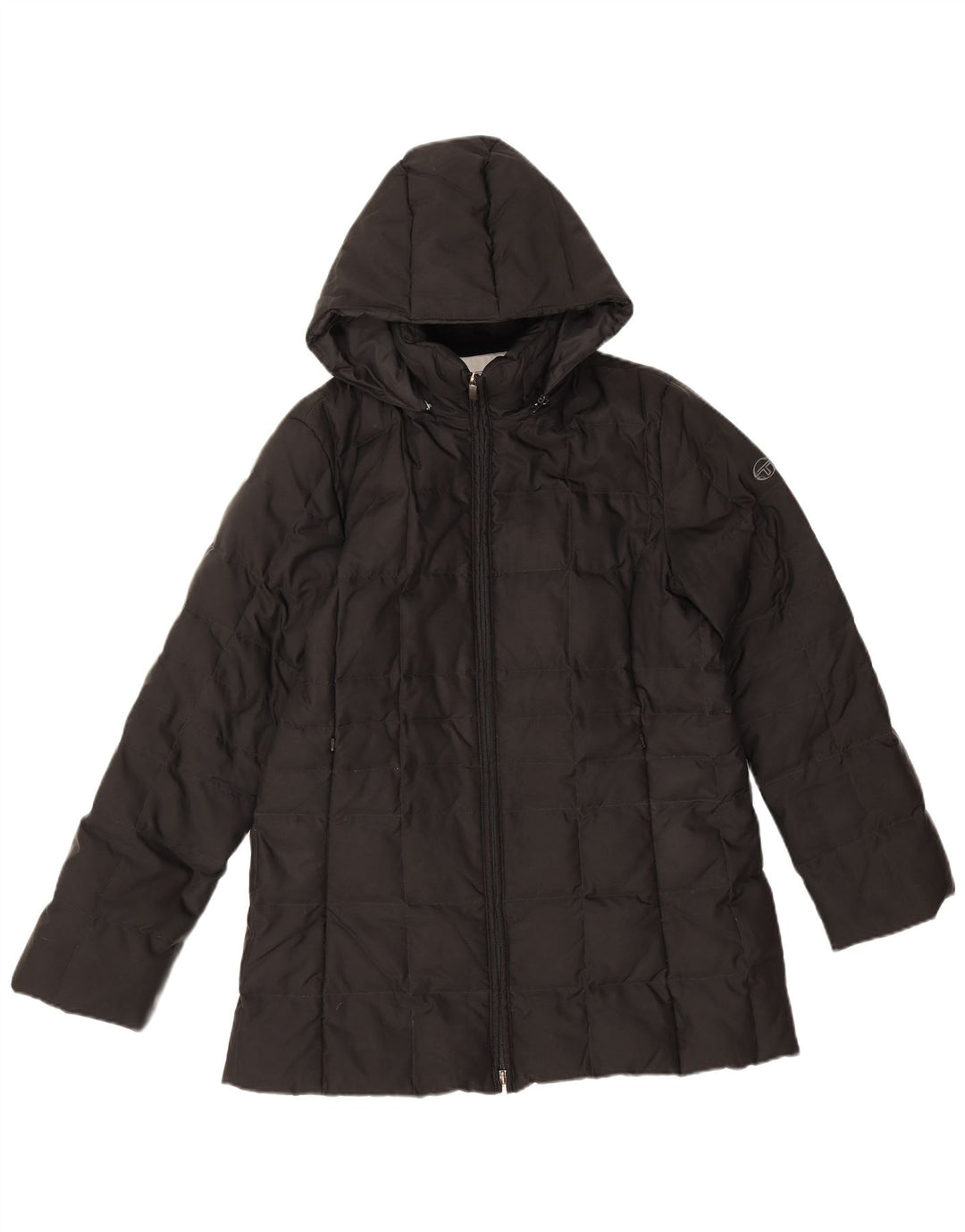 Sergio Tacchini Chaqueta acolchada con capucha para mujer IT 46 Large Black