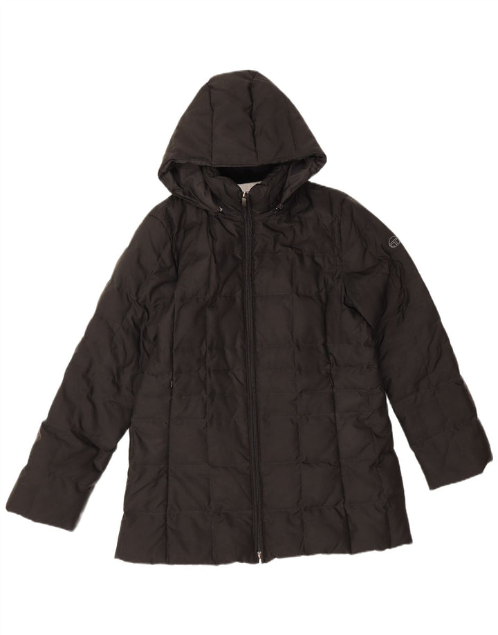 Sergio Tacchini Chaqueta acolchada con capucha para mujer IT 46 Large Black