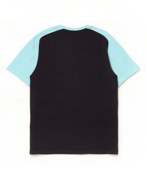 Camiseta Puma Manchester City para hombre de algodón color block mediano en azul marino