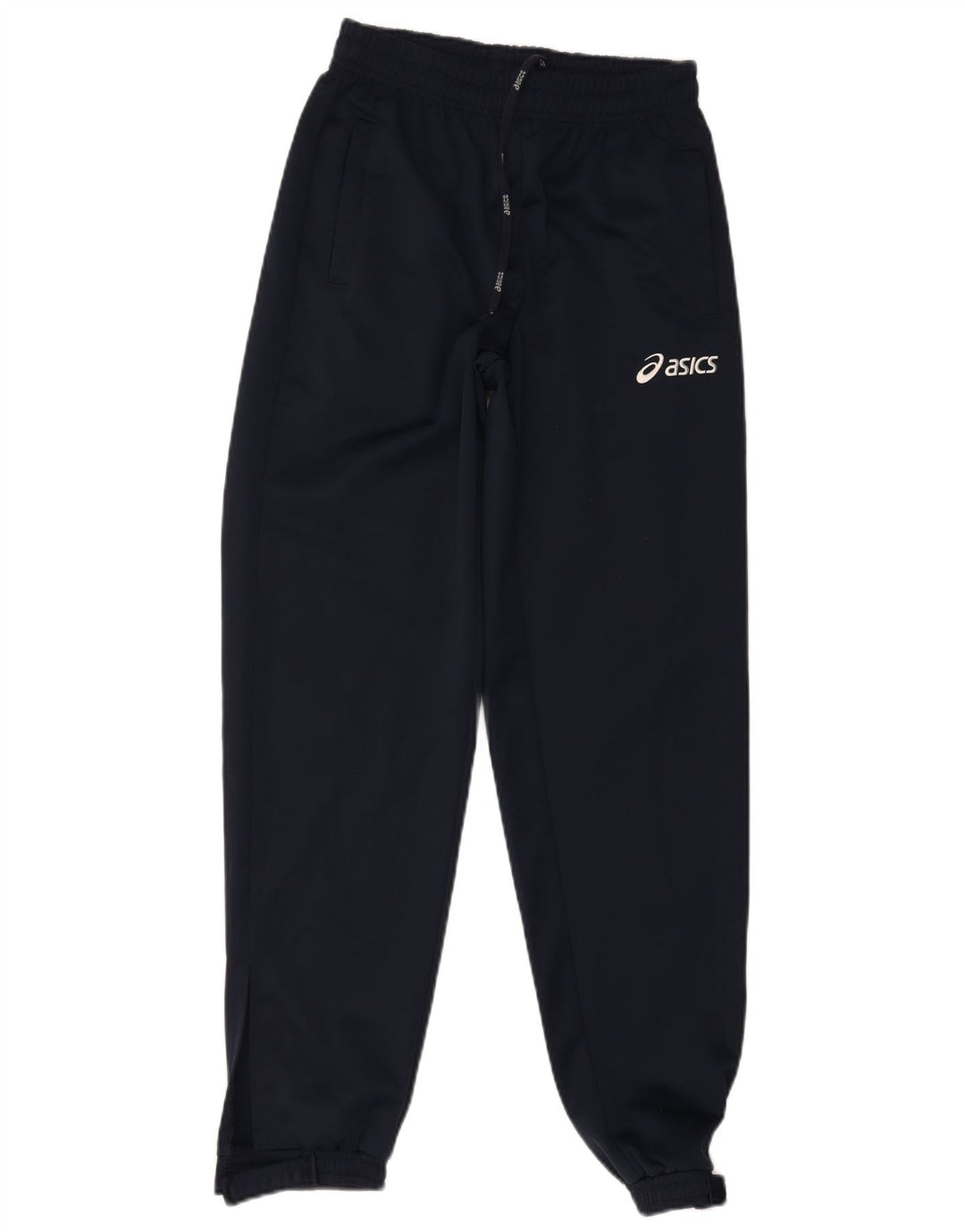 Asics Hombre Chándal Pantalones Joggers Small Azul Marino Poliéster