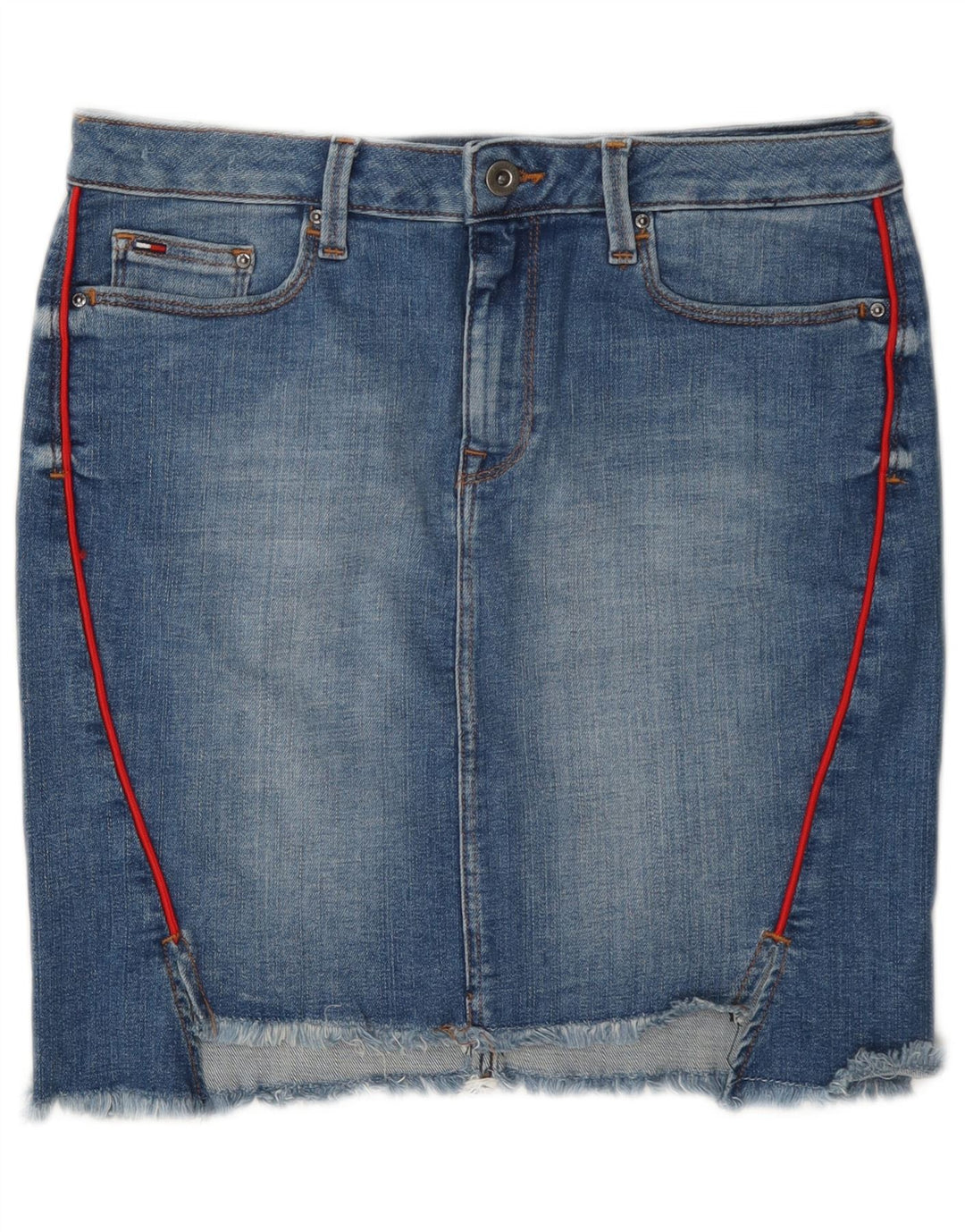 Minifalda Vaquera Tommy Hilfiger Mujer Mediana W28 Algodón Azul