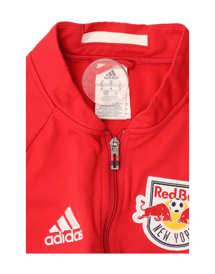 Adidas Hombre Red Bull Graphic Chándal Top Chaqueta Medio Rojo Poliéster