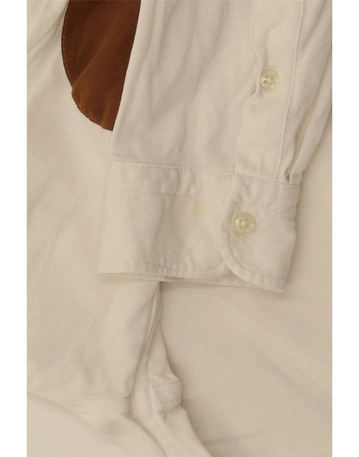 Zara Hombre Camisa XL Blanco Algodón