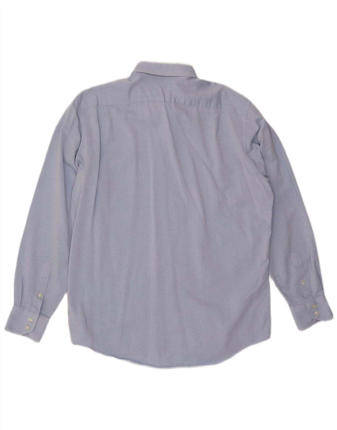 LACOSTE Camisa de corte regular para hombre Talla 43 Algodón azul grande