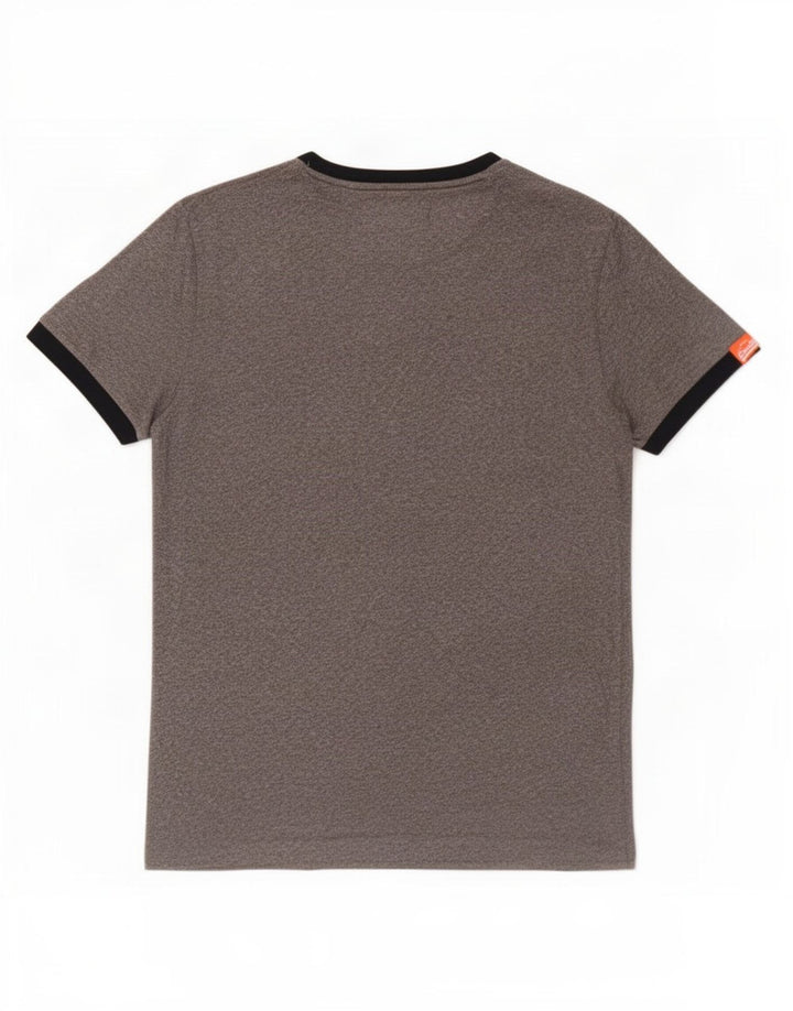 Superdry Camiseta para hombre Top grande de algodón gris
