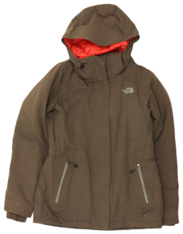 The North Face Chaqueta cortavientos extragrande con capucha para mujer UK 10 Small Khaki