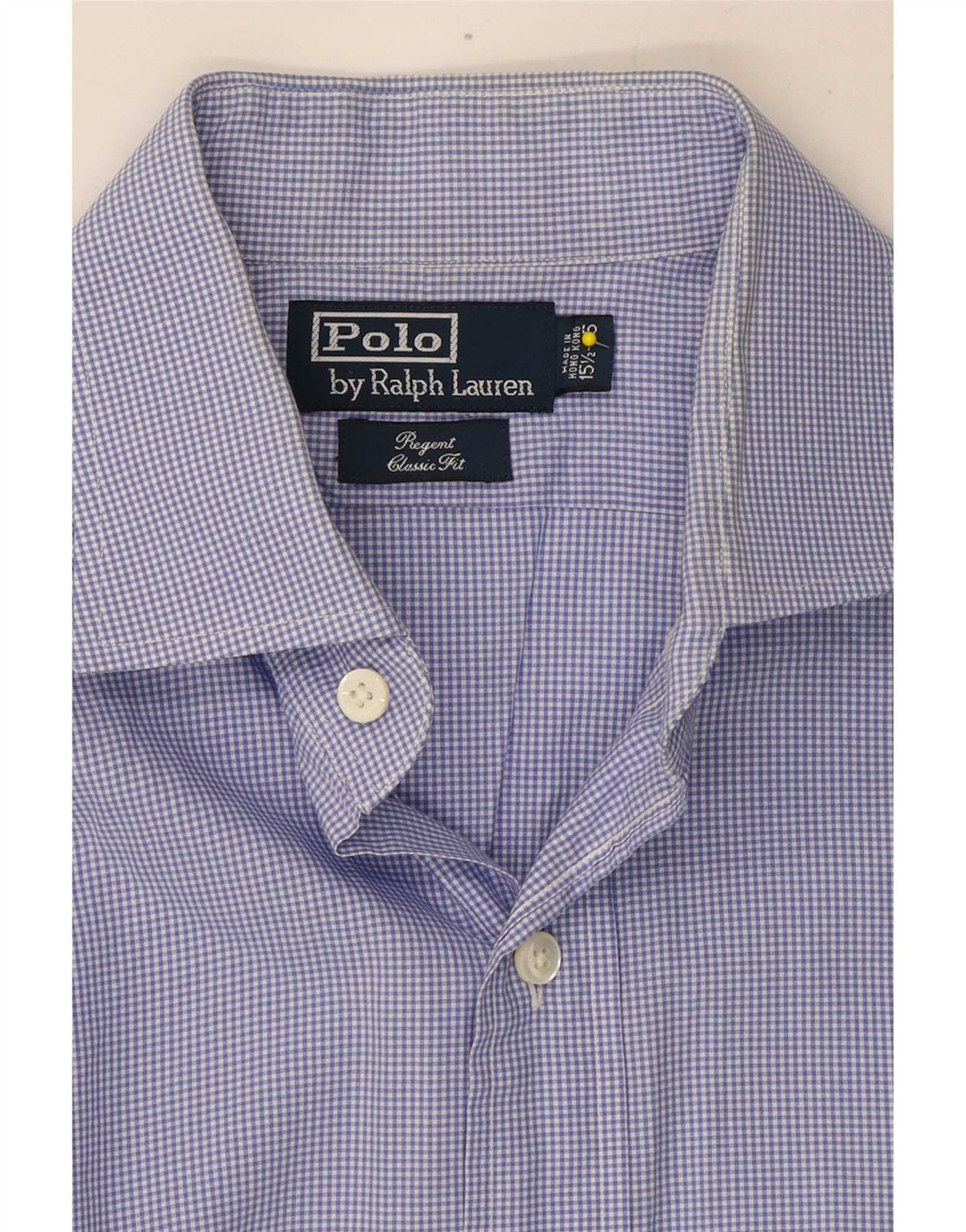 Polo Ralph Lauren - Camisa Regent para hombre, talla 15 1/2, color azul medio
