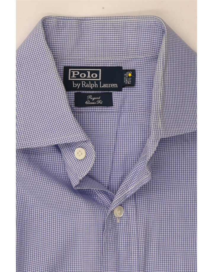 Polo Ralph Lauren - Camisa Regent para hombre, talla 15 1/2, color azul medio