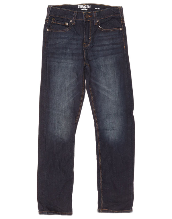 Levi's Boys Denizen Regular Slim Jeans 13-14 años W26 L27 Algodón azul marino