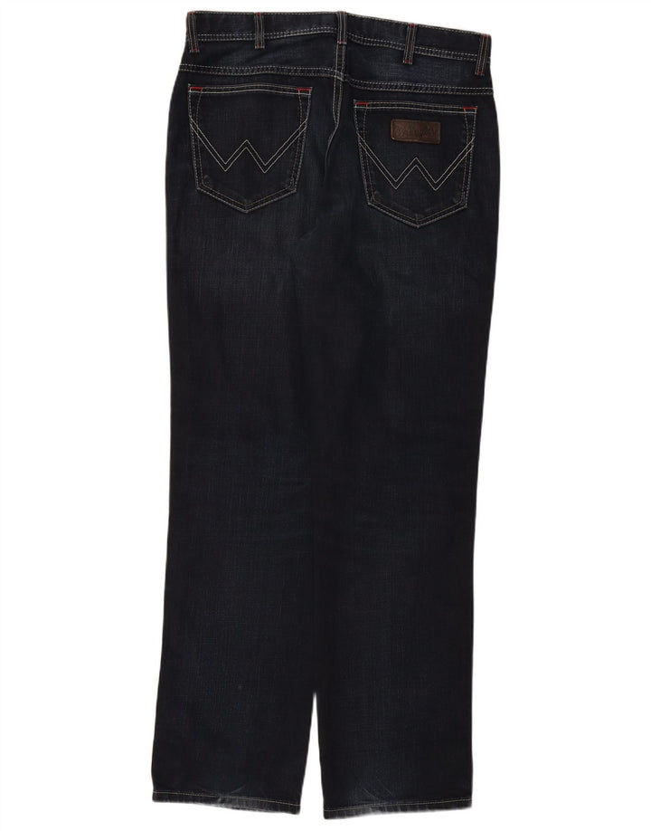 Wrangler Vaqueros rectos Texas para hombre W35 L32 Algodón azul marino
