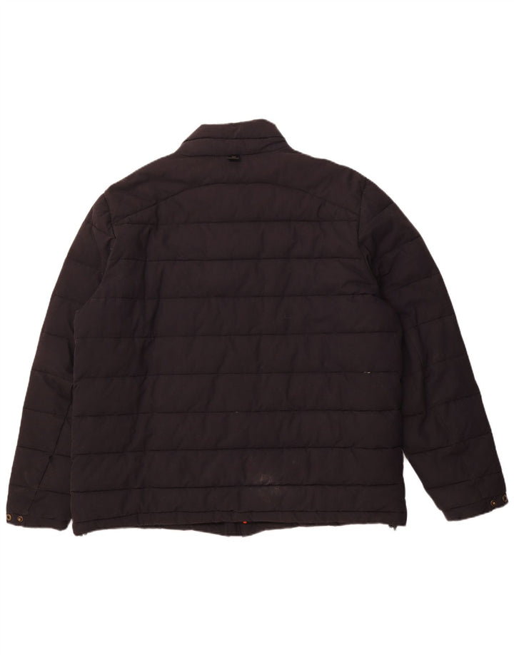 FAT FACE Chaqueta acolchada para hombre UK 44 2XL Negro Algodón