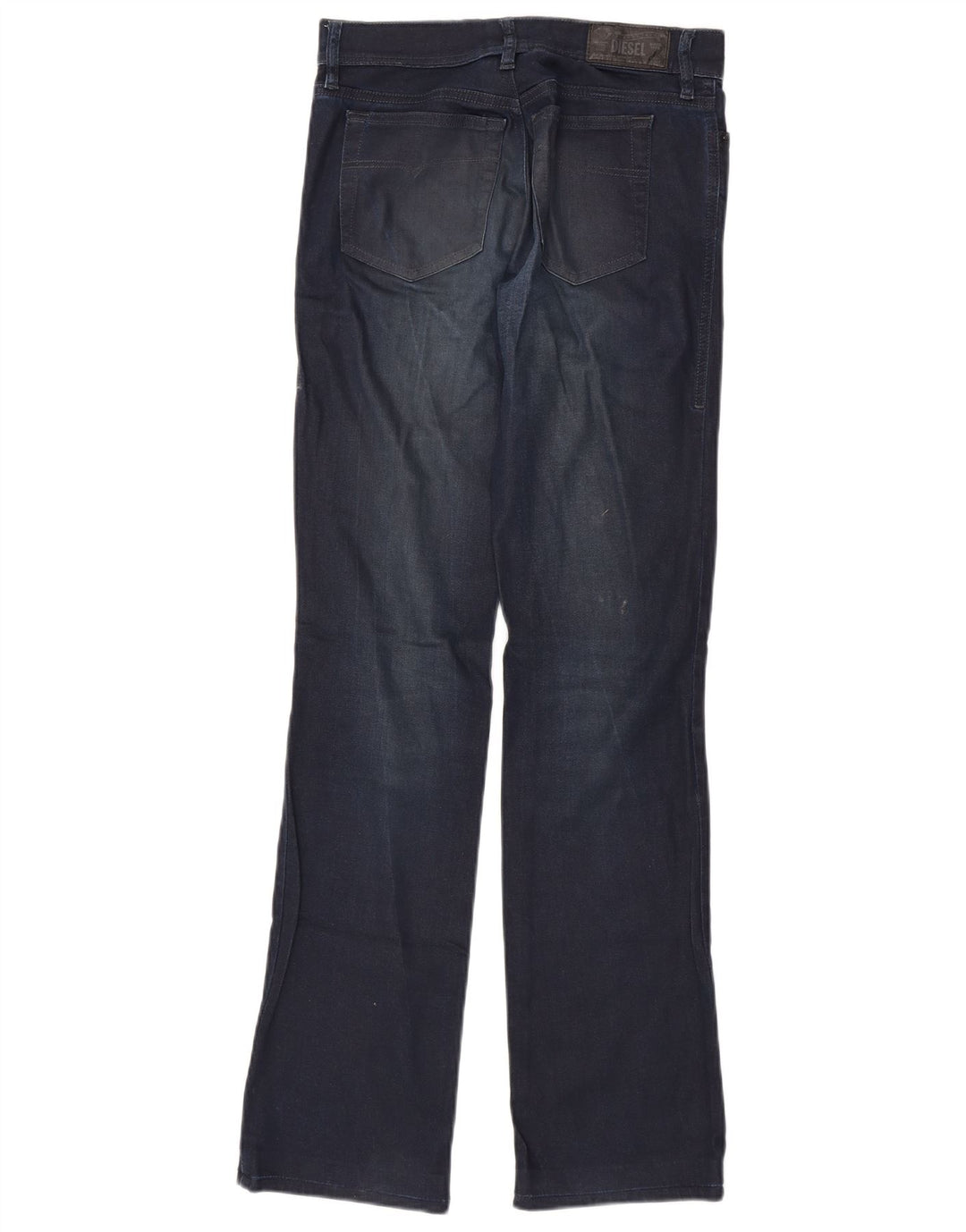 DIESEL Jeans Regular Fit Slim Bootcut W26 L32 Algodón Azul Marino Mujer