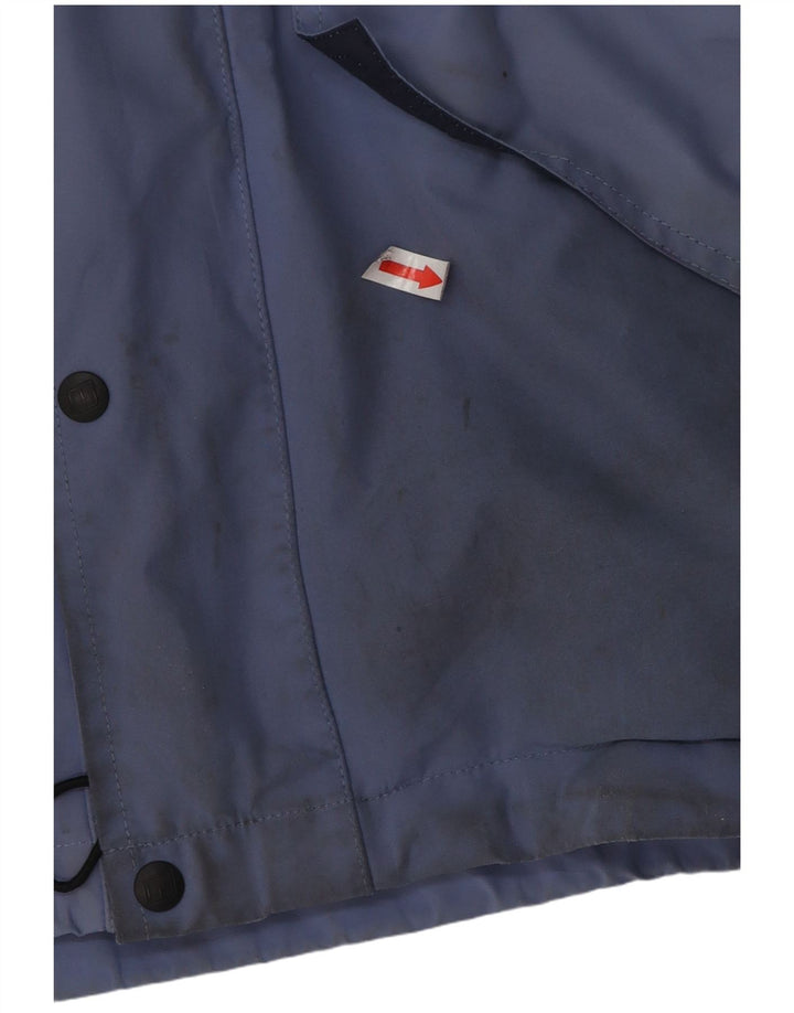 Berghaus Chaqueta impermeable extragrande para mujer UK 10 Small Poliéster azul