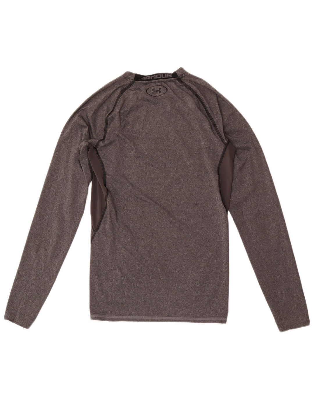 UNDER ARMOUR Top gráfico de manga larga para hombre pequeño gris moteado