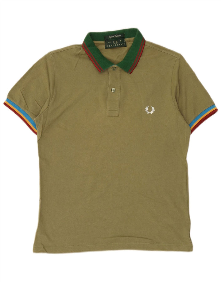 FRED PERRY Polo Hombre Pequeño Algodón Verde