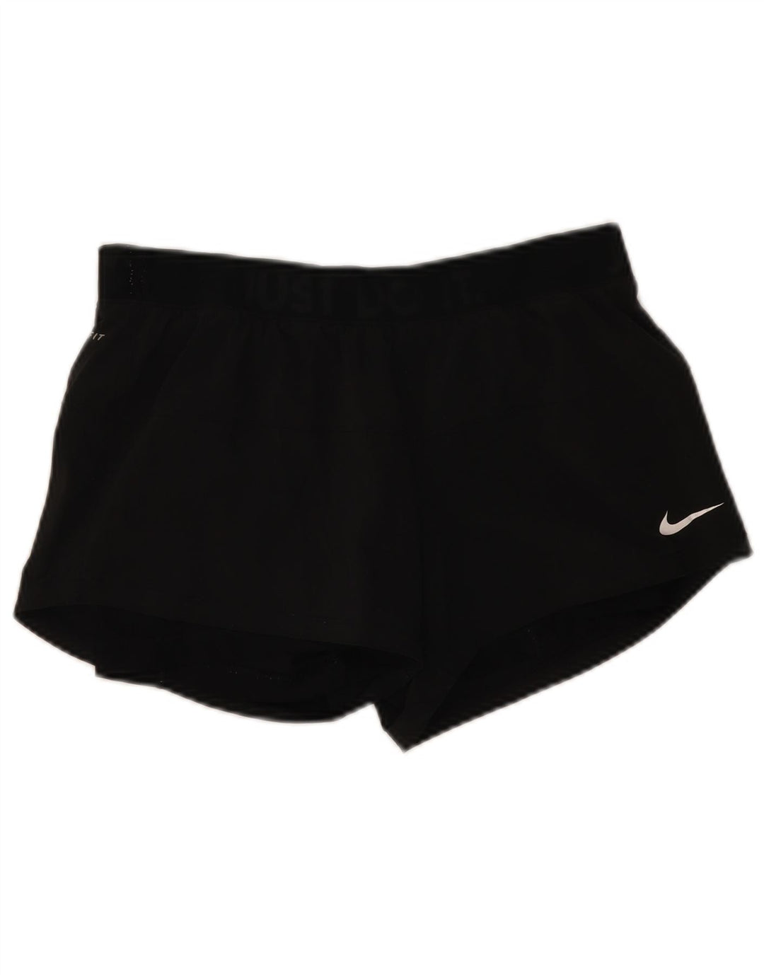 Nike - Pantalones cortos deportivos Dri Fit para mujer, talla 40, talla M, color negro