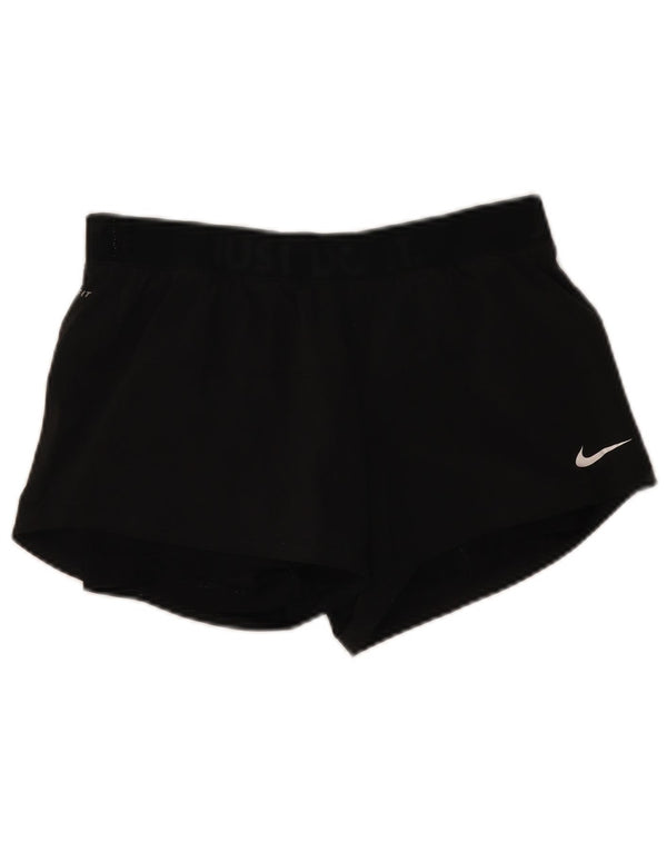 Nike - Pantalones cortos deportivos Dri Fit para mujer, talla 40, talla M, color negro