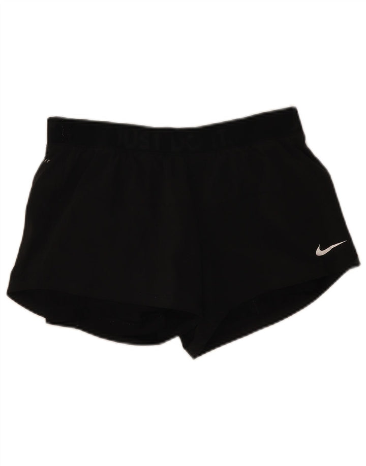 Nike - Pantalones cortos deportivos Dri Fit para mujer, talla 40, talla M, color negro
